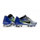 Nike Mercurial Vapor Flyknit Ultra FG - Crampons Nouveau Nike Argent Bleu