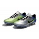 Nike Mercurial Vapor Flyknit Ultra FG - Crampons Nouveau Nike Argent Bleu