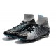 Chaussure Hypervenom Phantom III ACC DF FG pour Hommes Gris Noir Bleu