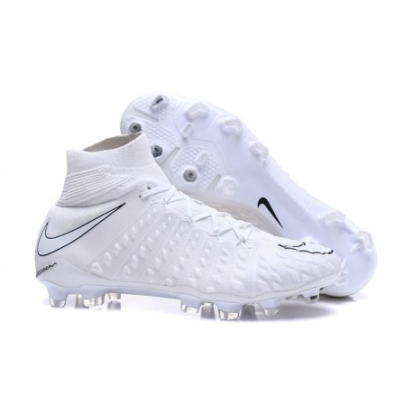 Chaussure Hypervenom Phantom III ACC DF FG pour Hommes Tout Blanc