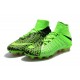 Chaussure Hypervenom Phantom III ACC DF EA FG pour Hommes Vert Noir Or