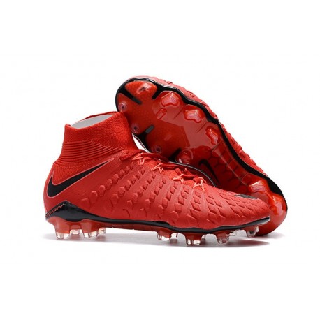 Chaussure Hypervenom Phantom III ACC DF FG pour Hommes Rouge Noir