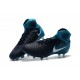 Crampons De Foot Nike Magista Obra 2 FG ACC Blanc Bleu Noir