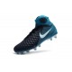 Crampons De Foot Nike Magista Obra 2 FG ACC Blanc Bleu Noir