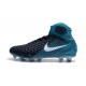 Crampons De Foot Nike Magista Obra 2 FG ACC Blanc Bleu Noir