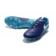 Chaussures De Foot Hommes - Nike Magista Opus II Fg Bleu Blanc