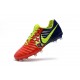 Nike Tiempo Legend VII FG - Chaussures de Football pour Hommes Rouge Bleu Volt