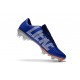 Nouveau Chaussures de Foot Nike Mercurial Vapor 11 FG Bleu Orange Argent