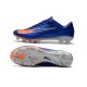 Nouveau Chaussures de Foot Nike Mercurial Vapor 11 FG Bleu Orange Argent