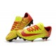 Chaussures de Foot Nike Mercurial Vapor XI FG Rouge Jaune