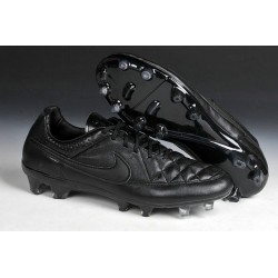 2015 Crampons Nike Tiempo Legend FG tout Noir