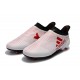 Adidas X 17+ Purespeed FG - Chaussures de Foot pour Hommes Blanc Rouge Noir