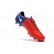 Chaussures De Football Nike - Nike Magista Opus II FG - Terrain Sec - Barcelona Rouge Bleu