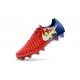 Chaussures De Football Nike - Nike Magista Opus II FG - Terrain Sec - Barcelona Rouge Bleu