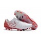 Chaussures De Football - Nike Magista Opus II FG - Blanc Rouge