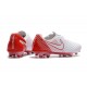 Chaussures De Football - Nike Magista Opus II FG - Blanc Rouge