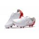 Chaussures De Football - Nike Magista Opus II FG - Blanc Rouge