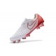 Chaussures De Football - Nike Magista Opus II FG - Blanc Rouge
