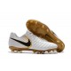 Nouvelles Crampons pour Hommes - Nike Tiempo Legend VII FG Blanc Or Noir