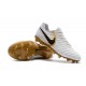 Nouvelles Crampons pour Hommes - Nike Tiempo Legend VII FG Blanc Or Noir