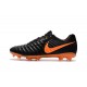 Nouvelles Crampons pour Hommes - Nike Tiempo Legend VII FG Noir Orange