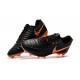 Nouvelles Crampons pour Hommes - Nike Tiempo Legend VII FG Noir Orange