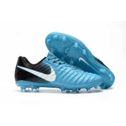 Nouvelles Crampons pour Hommes - Nike Tiempo Legend VII FG Bleu Gamma Blanc Obsidienne Bleu Glacier