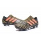 Chaussures de Football pour Hommes Adidas Nemeziz 17+ 360 Agility FG Noir Rouge Tactile Gold Metallic