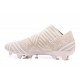 Chaussures de Football pour Hommes Adidas Nemeziz 17+ 360 Agility FG Marron clair Sésame Craie