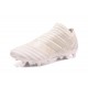 Chaussures de Football pour Hommes Adidas Nemeziz 17+ 360 Agility FG Marron clair Sésame Craie