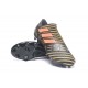 Chaussures de Football pour Hommes Adidas Nemeziz 17+ 360 Agility FG Noir Rouge Tactile Gold Metallic