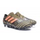 Chaussures de Football pour Hommes Adidas Nemeziz 17+ 360 Agility FG Noir Rouge Tactile Gold Metallic