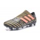 Chaussures de Football pour Hommes Adidas Nemeziz 17+ 360 Agility FG Noir Rouge Tactile Gold Metallic