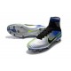 Chaussures de Football Nike Mercurial Superfly V FG - Hommes - Bleu Noir Chrome Volt