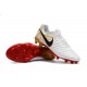 Nouvelles Crampons pour Hommes - Nike Tiempo Legend VII FG Blanc Or Vif