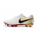 Nouvelles Crampons pour Hommes - Nike Tiempo Legend VII FG Blanc Or Vif