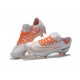 Nouveau Chaussures de Foot Nike Mercurial Vapor 11 FG Blanc Orange
