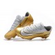 Nike Mercurial Vapor Flyknit Ultra FG - Crampons Nouveau Nike Or Blanc