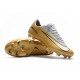 Nike Mercurial Vapor Flyknit Ultra FG - Crampons Nouveau Nike Or Blanc