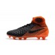 Chaussures de Foot Nike Magista Obra II FG Noir Blanc Rouge Université