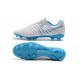 Nouvelles Crampons pour Hommes - Nike Tiempo Legend VII FG Blanc Bleu