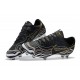 Chaussures de Foot Nike Mercurial Vapor XI FG Noir Blanc Or