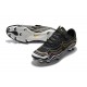 Chaussures de Foot Nike Mercurial Vapor XI FG Noir Blanc Or