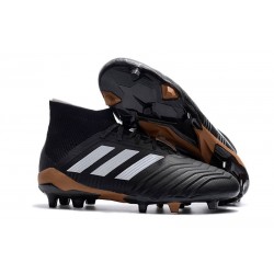 Chaussures de Football Pour Hommes - adidas Predator 18.1 FG Noir Blanc Or