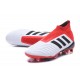 Chaussures de Football 2018 - adidas Predator 18+ FG Blanc Noir Rouge