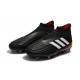 Chaussures de Football 2018 - adidas Predator 18+ FG Noir Blanc Rouge