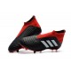 Chaussures de Football 2018 - adidas Predator 18+ FG Noir Rouge Blanc