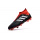 Chaussures de Football 2018 - adidas Predator 18+ FG Noir Rouge Blanc