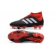 Chaussures de Football 2018 - adidas Predator 18+ FG Noir Rouge Blanc