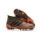 Chaussures de Football 2018 - adidas Predator 18+ FG Olive Noir Orange Vif